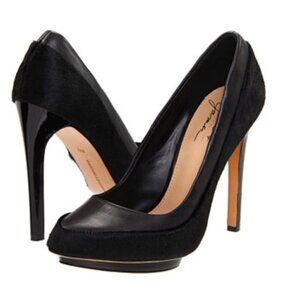 MARK & JAMES BADGLEY MISCHKA Fur Dame BlackPumps 8